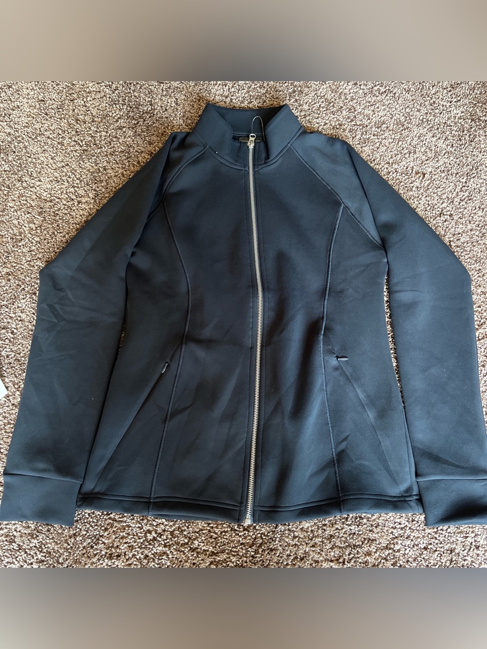 Black Women's Zip-Front Jacket